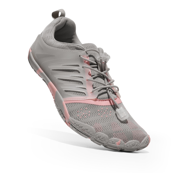 Women's Quick Dry Swim Diving Water Shoes - LIGHT GREY-PEACH - 6